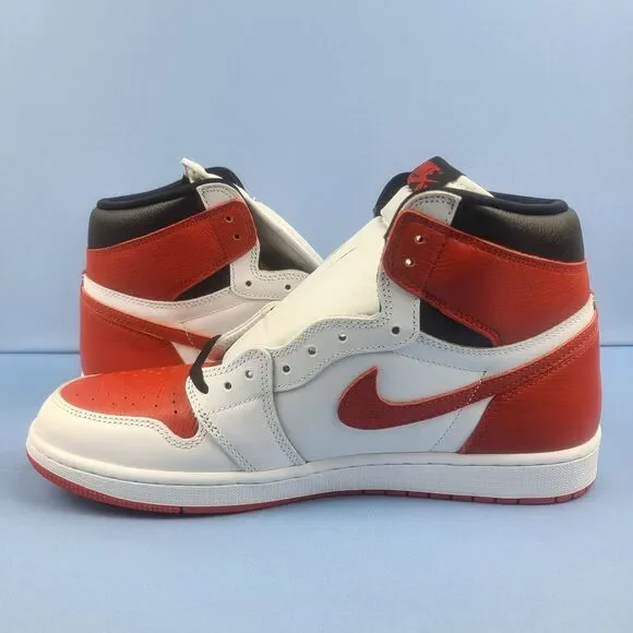 Nike Air Jordan 1 Retro High OG Mens Size 13 Heritage Red White Black 555088-161 - Picture 7 of 16